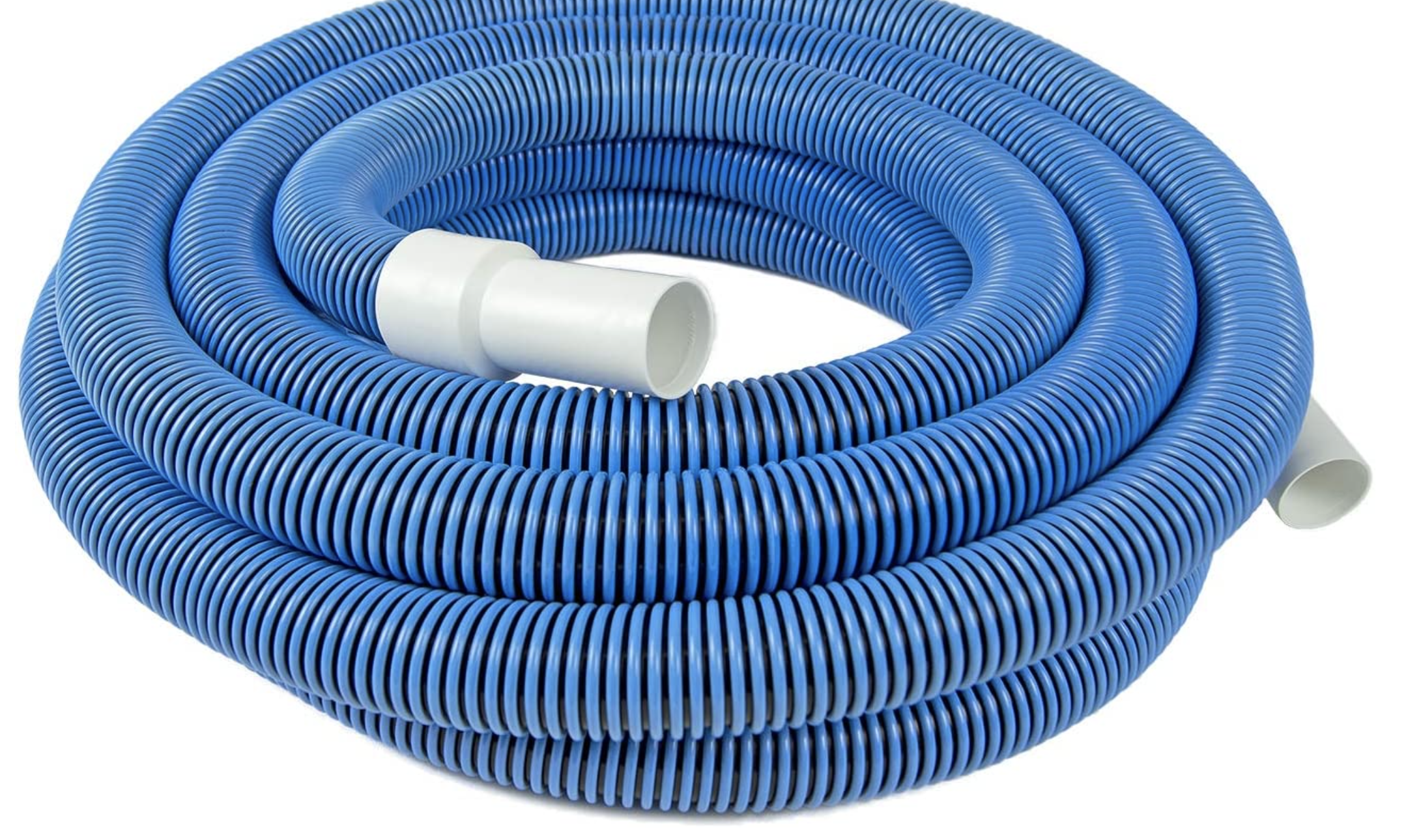 Poolmaster 33450 Heavy Duty In-Ground Pool Vacuum Hose With Swivel Cuff for In-Ground Pools, 1-1/2-Inch by 50-Feet, Blue